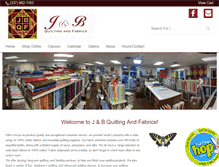 Tablet Screenshot of jbquilting.com